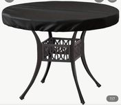 Pokrowiec obrus stol ogrod taras okrakly wodoodporny UV 142 cm Nowy!!