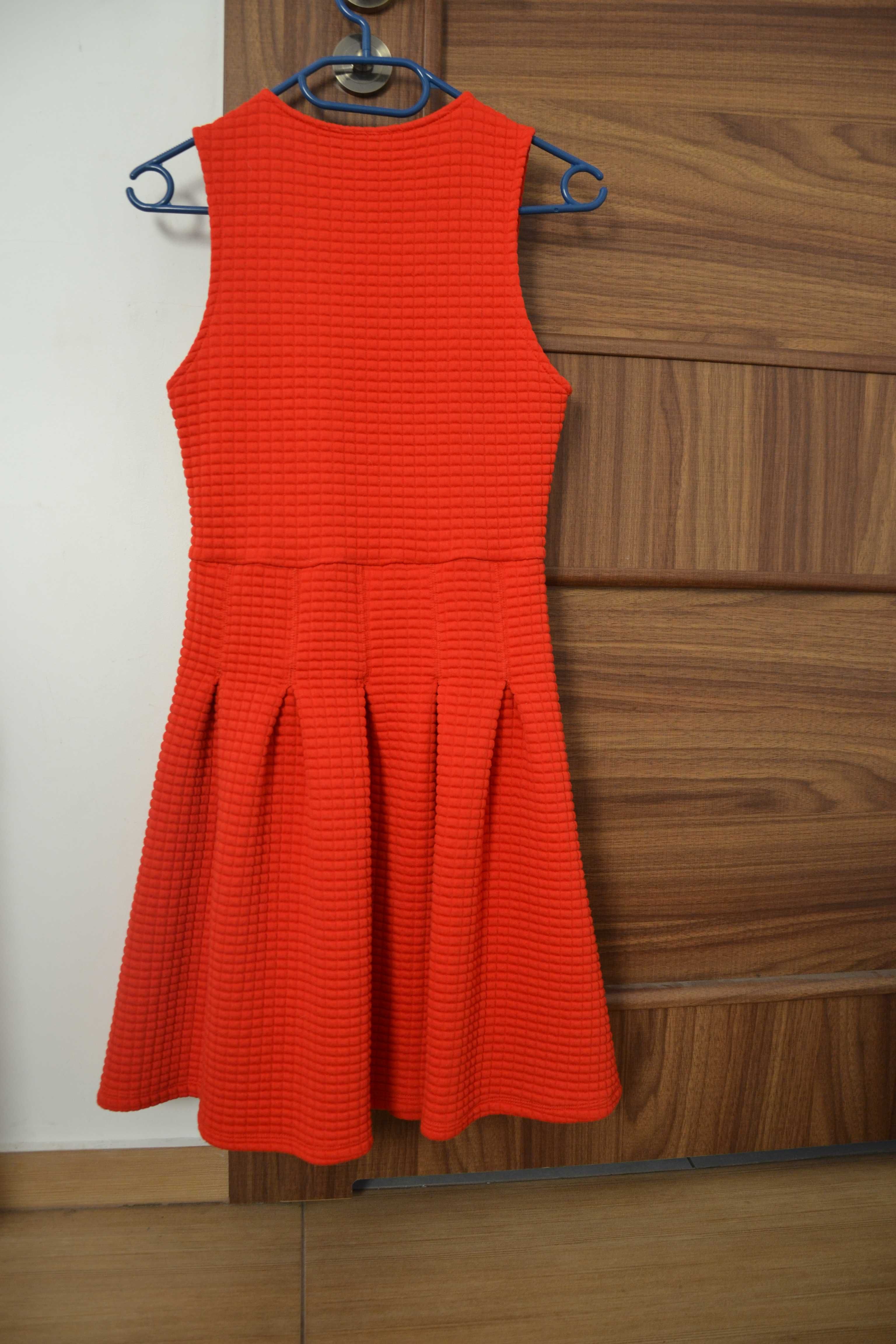 Sukienka czerwona H&M rozmiar 34