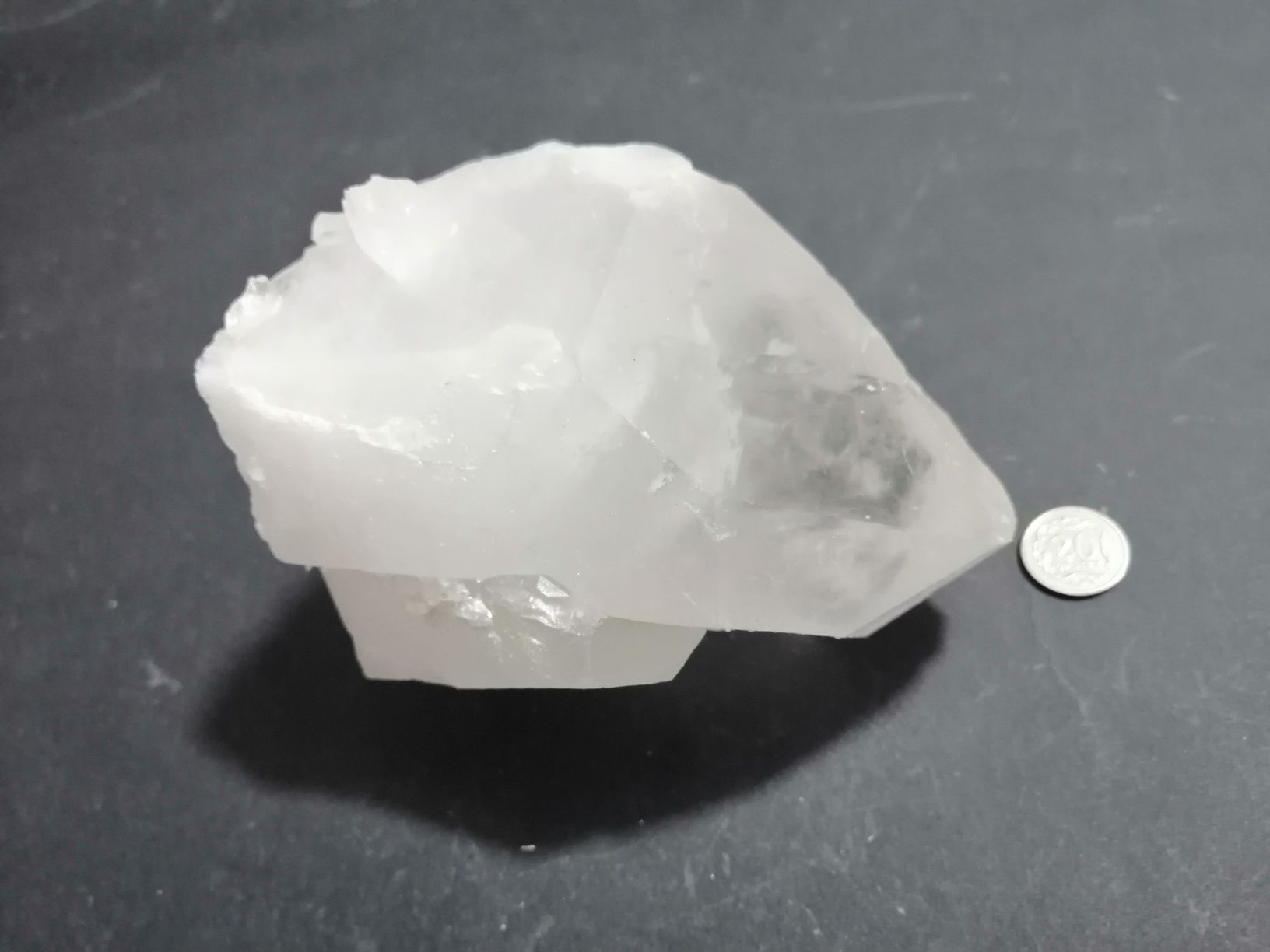 Naturalny kamień Kryształ Górski w formie monokryształu czysty nr 27A