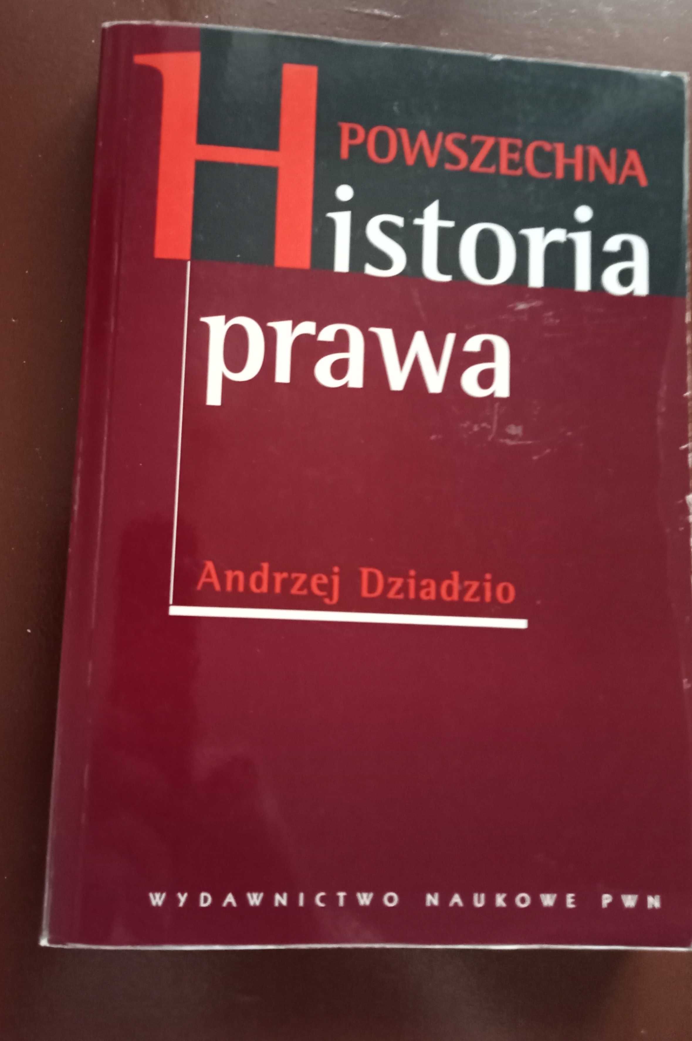 Powszechna historia prawa,  Andrzej Dziadzio