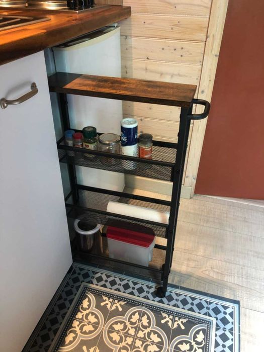 Półki akcesoria do łazienki z poziomami czarny przechowywanie