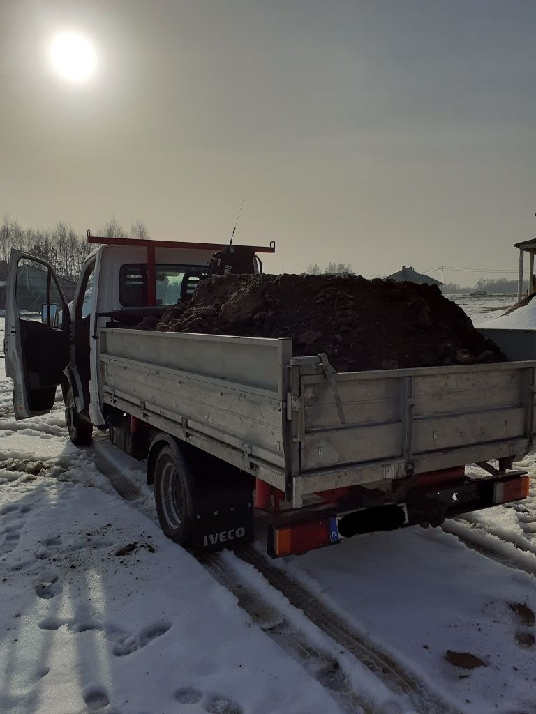 Usługi transportowe Hds bus drzewo (dźwig, piach) + wywrotka 3 stronna