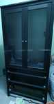 Sprzedam: witryna x2 Hemnes biurowa czarna drewno
