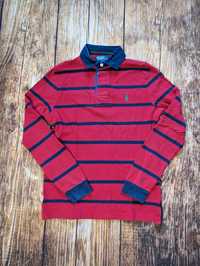 Czerwona bluza crewneck Polo Ralph Lauren rugby longsleeve