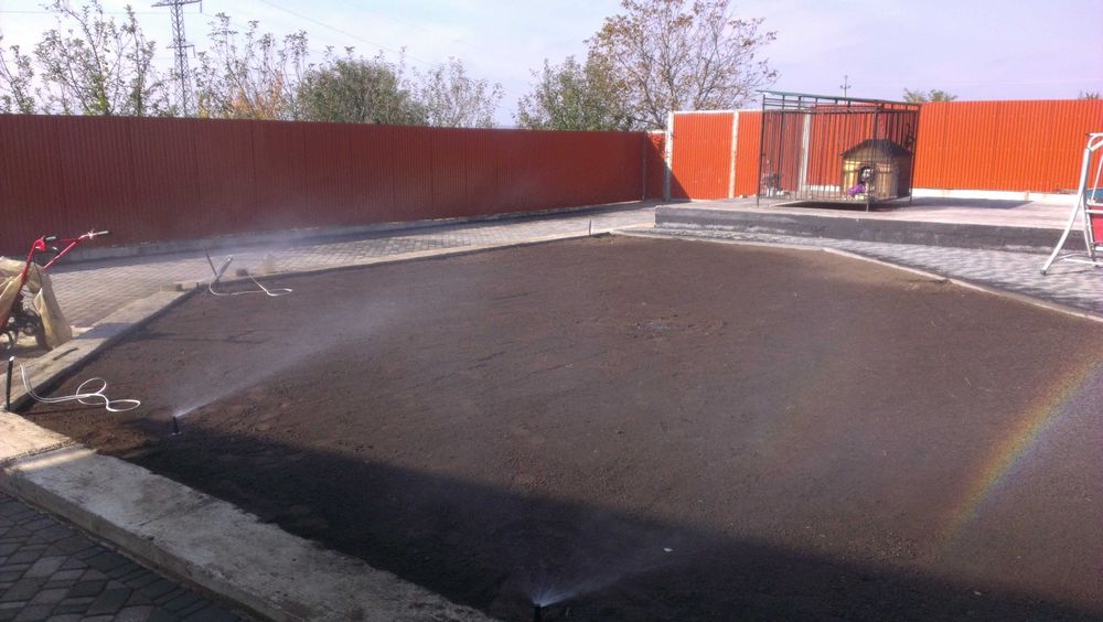 Скарифікація , аерація  та посів газону або укладка  рулонного газону