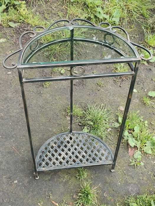 Metaloplastyka Konsola Stolik Ze Szklanym Blatem