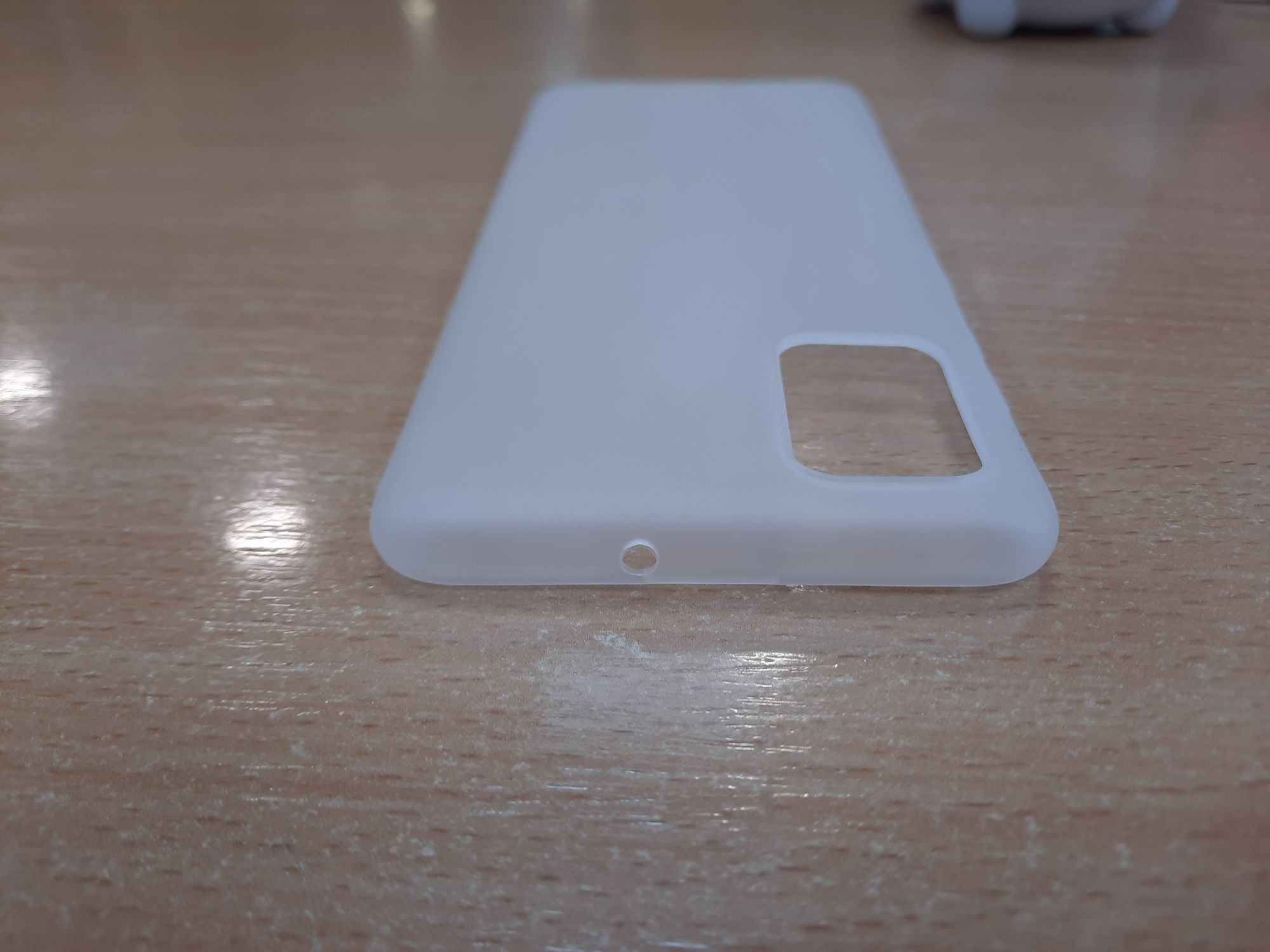 Чехол для Samsung A51 — новый, матовый, белый