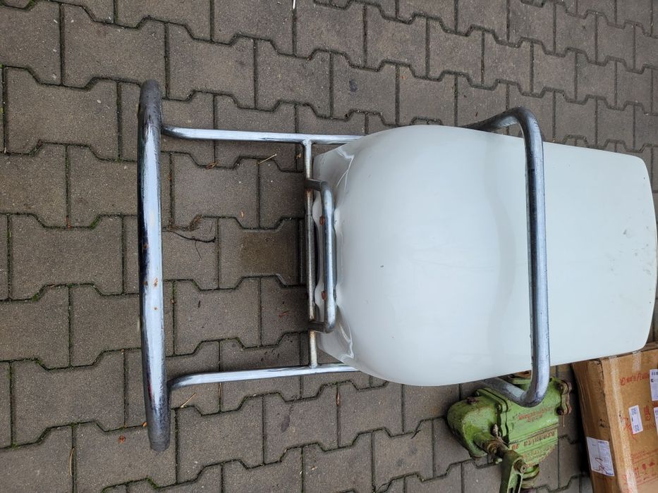 Krzesło fotel w stylu bauhaus lata 70