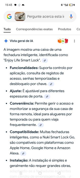 Fechadura inteligente 145€. Oportunidades