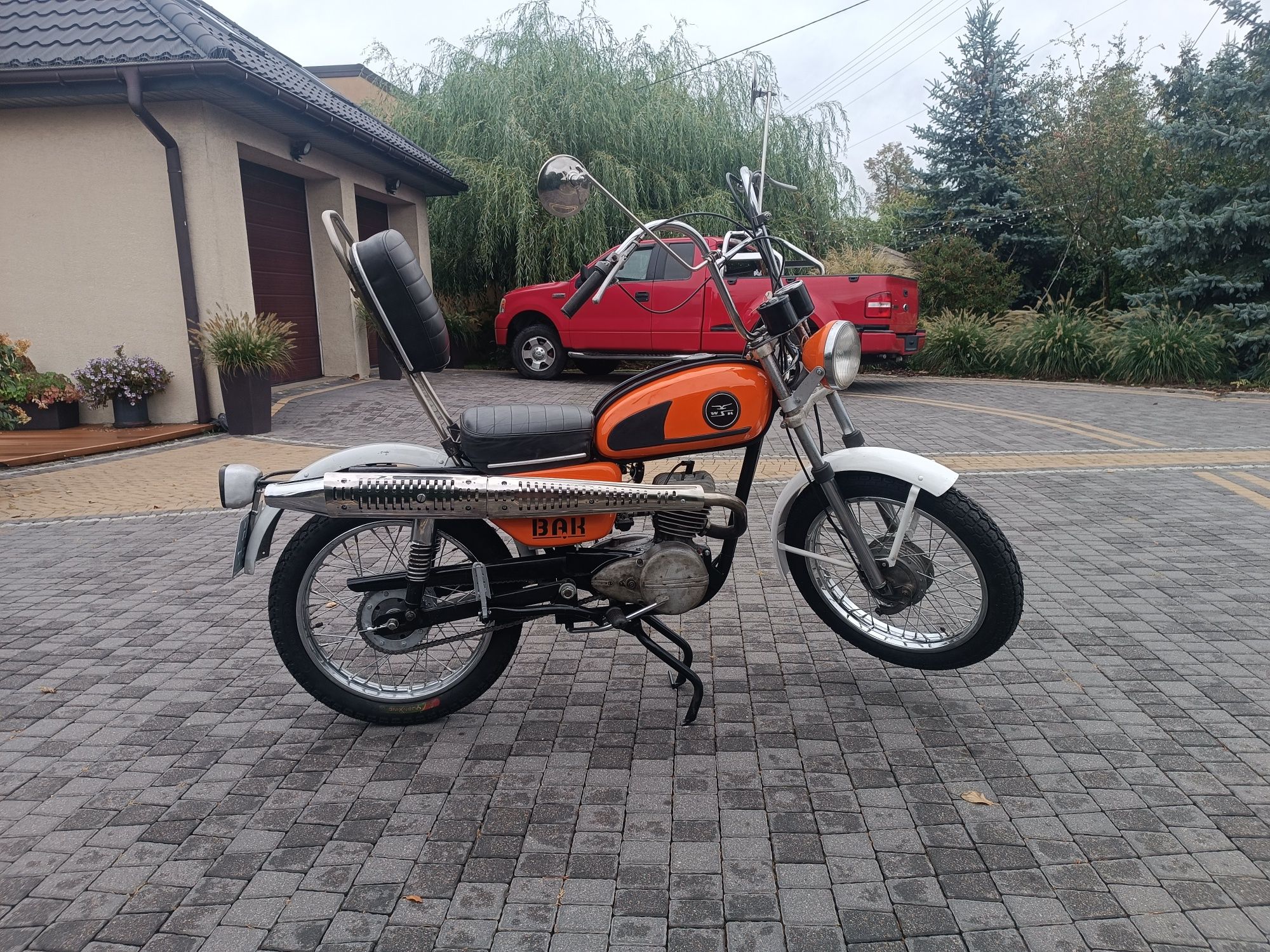 WSK bąk 125 zamiana zamienię motocykl quad cross prl auto bus