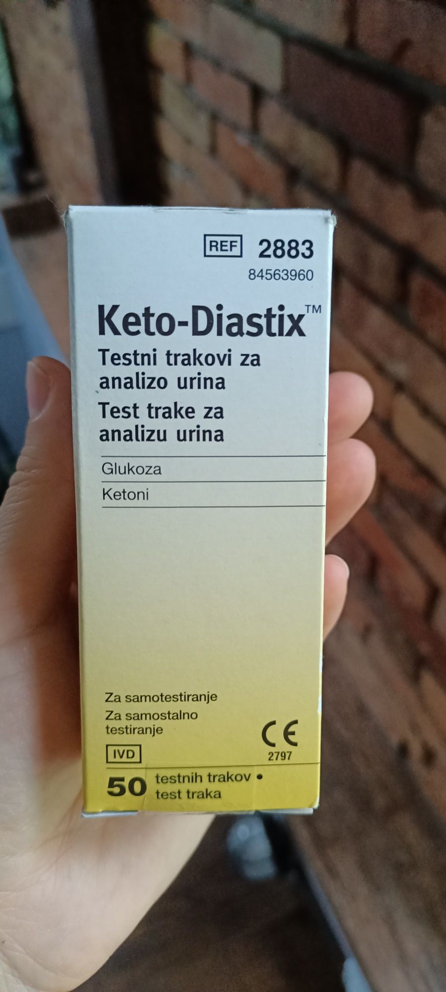 Testy paskowe do badania moczu Glukoza ciała ketonowe