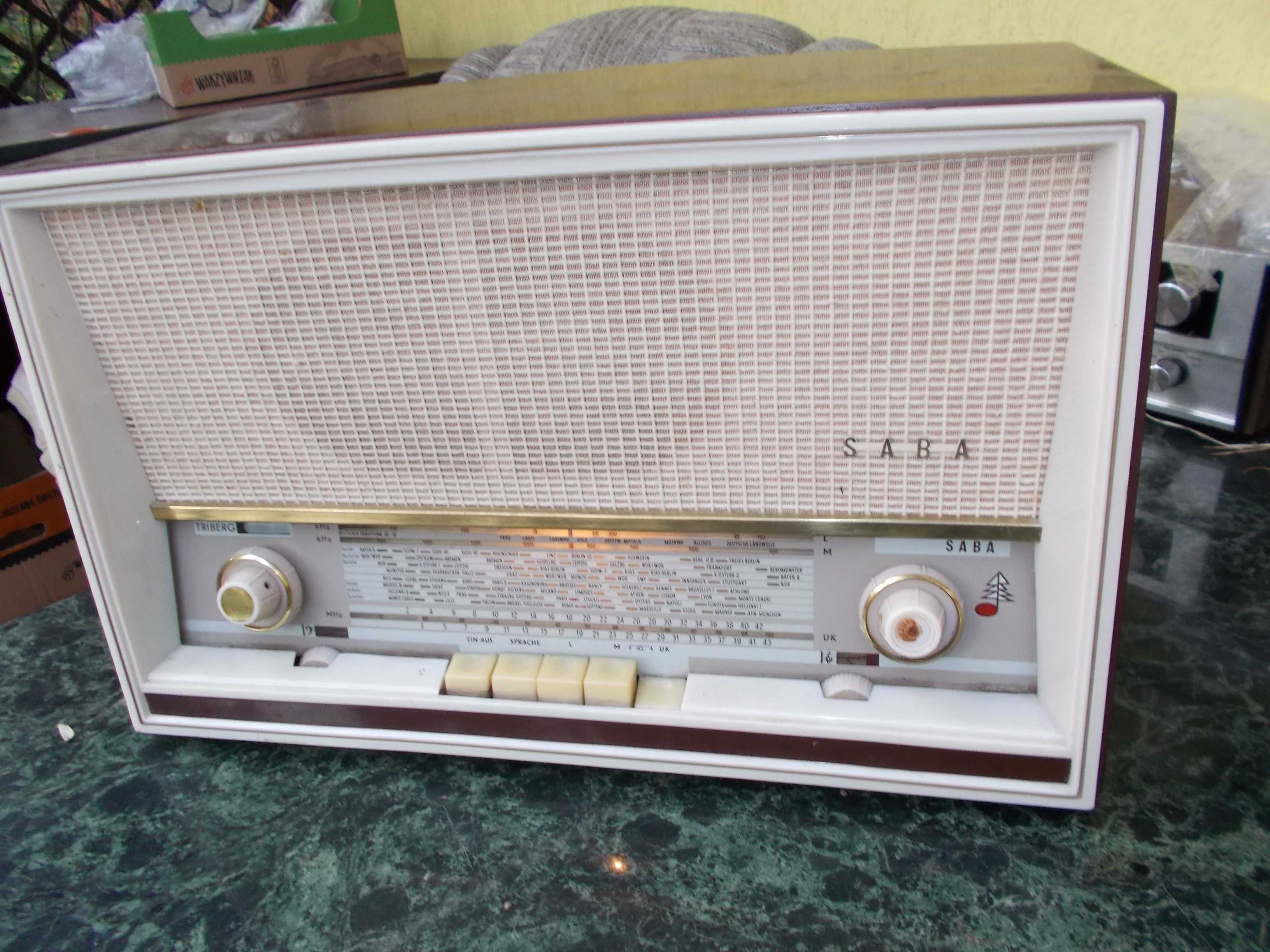 radio lampowe SABA