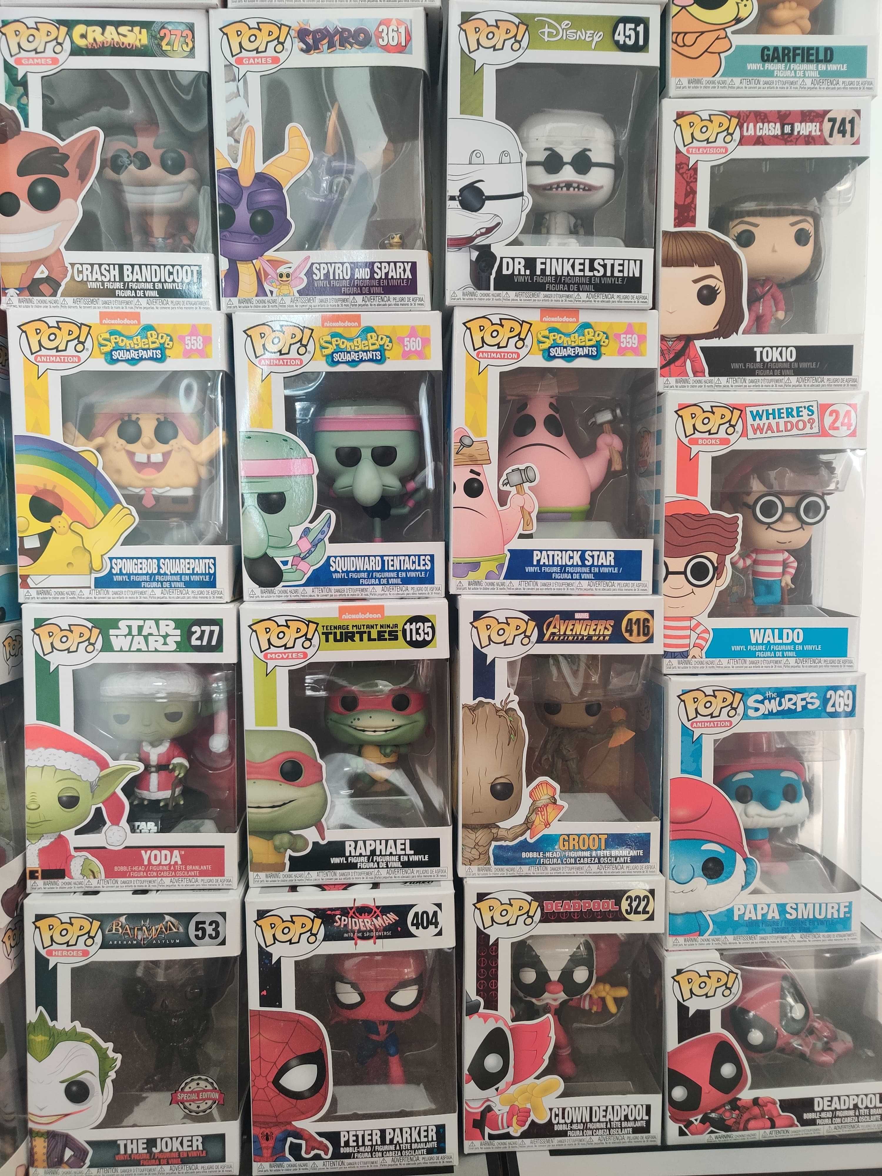 Coleção Funkos Variados