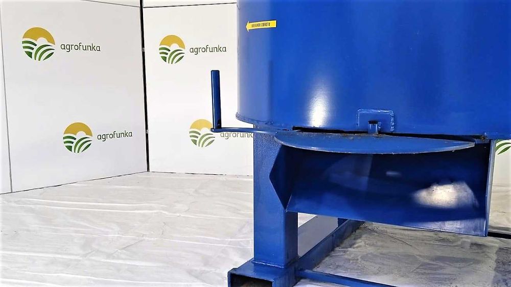 mieszalnik betoniarka 800L hydrauliczna okrągła