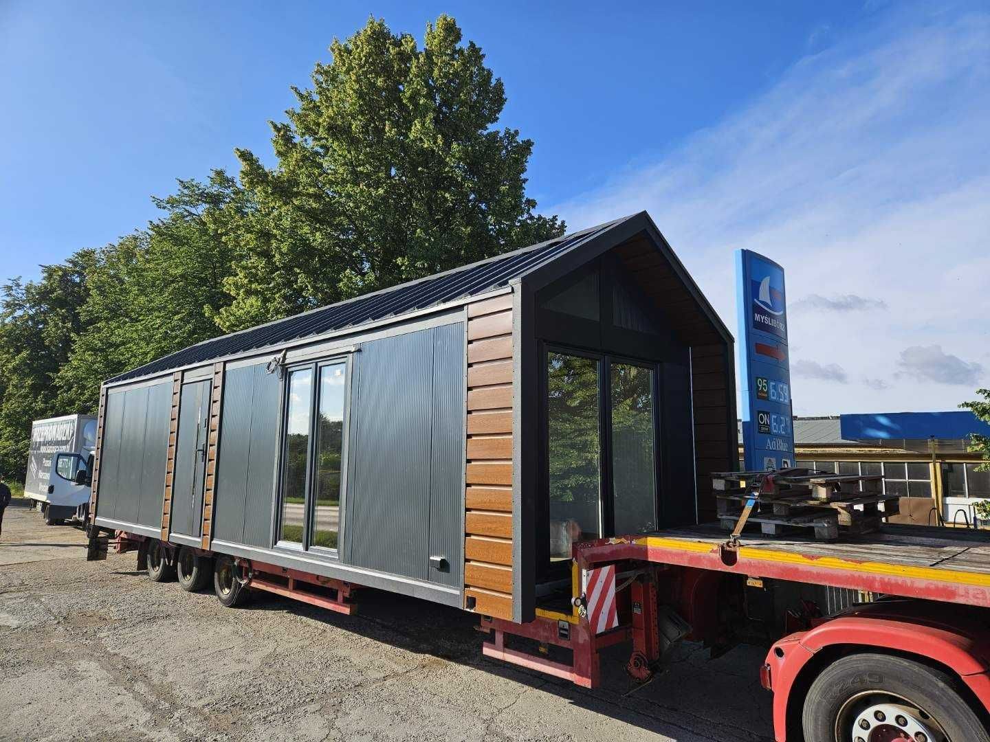 domek dom z antresola  całoroczny nowy 35m2 mobilny modułowy producent