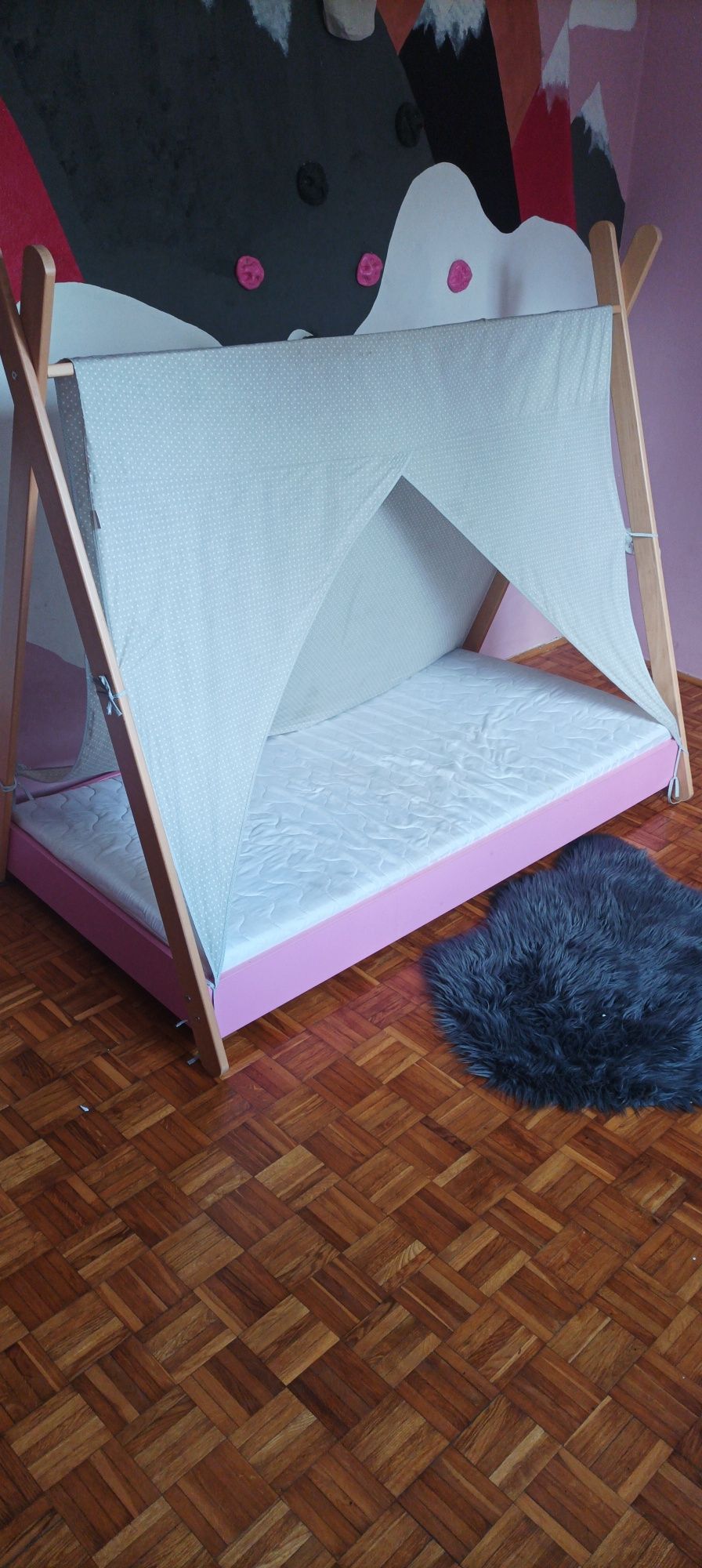 Łóżko dziecięce łóżeczko tipi namiot 160x80 160cm/80cm