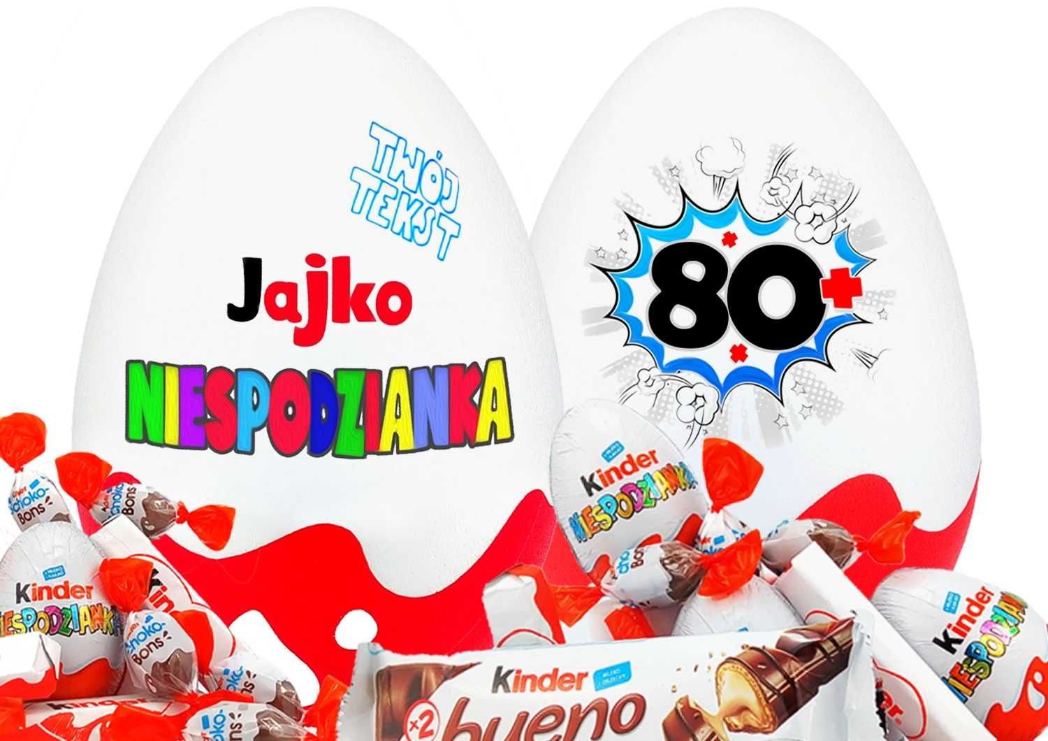 Prezent na 80 urodziny na 80 lecie na 80 lat 80 rocznicę z liczbą 80