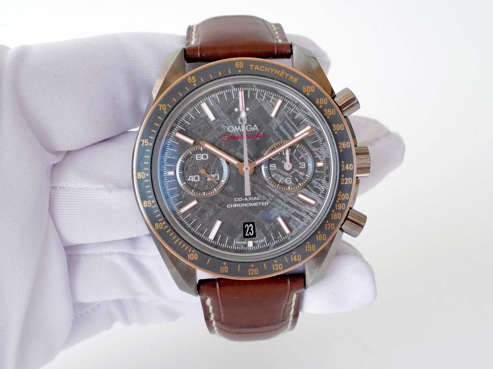 Omega Speedmaster Moonwatch Grey Side of the Moon Meteorite