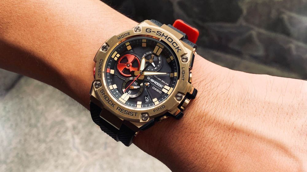 Часы Casio GST-B100RH-1A ! Оригинал! Фирменная гарантия 2 года!