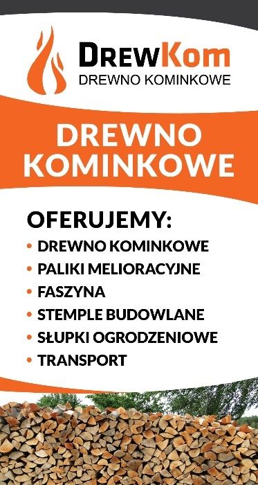 DrewKom Sezonowane DREWNO Kominkowe OLCHA olszyna Poznań Wronki Transp