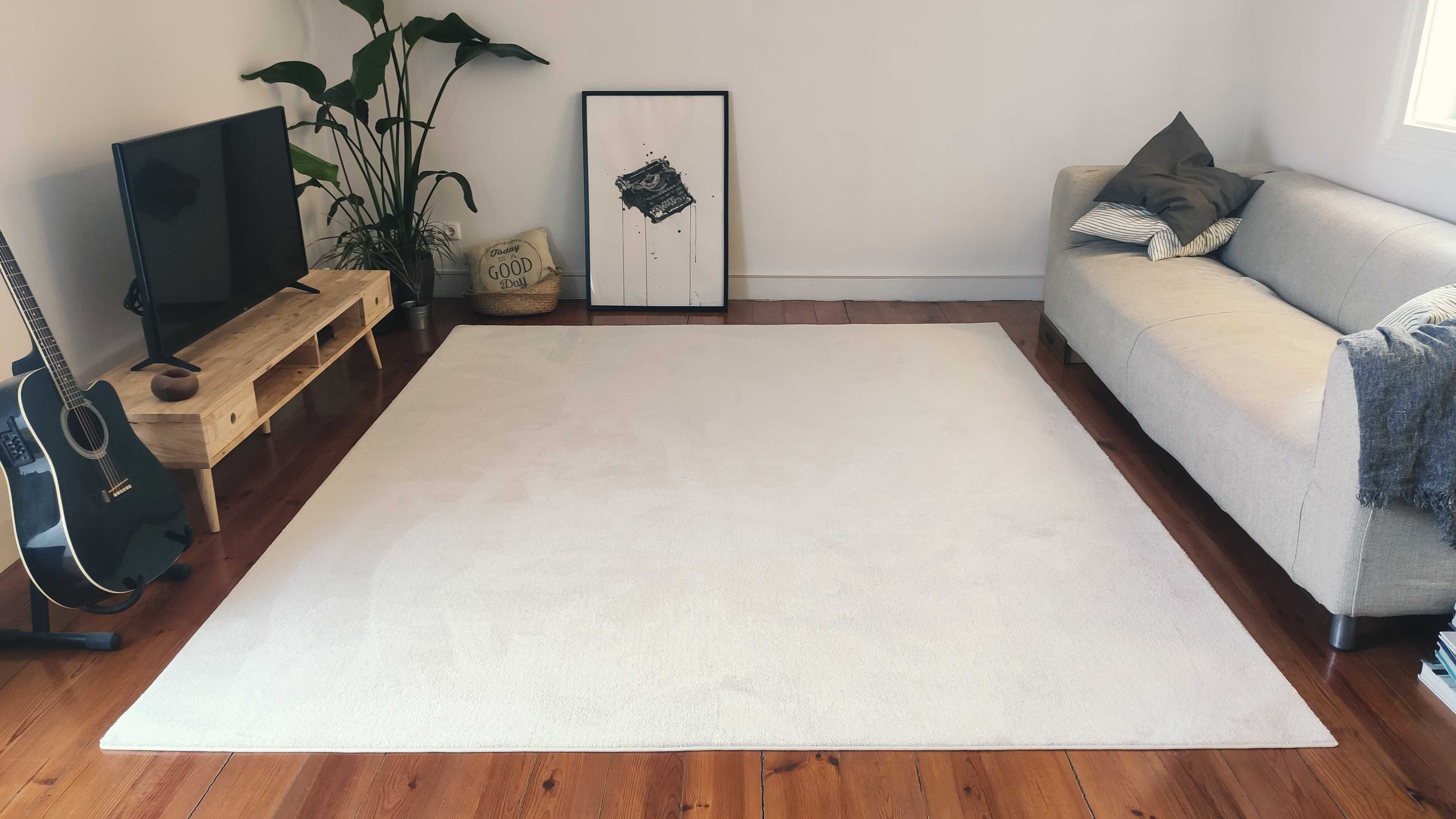 Tapete Novo branco 230x280 cm