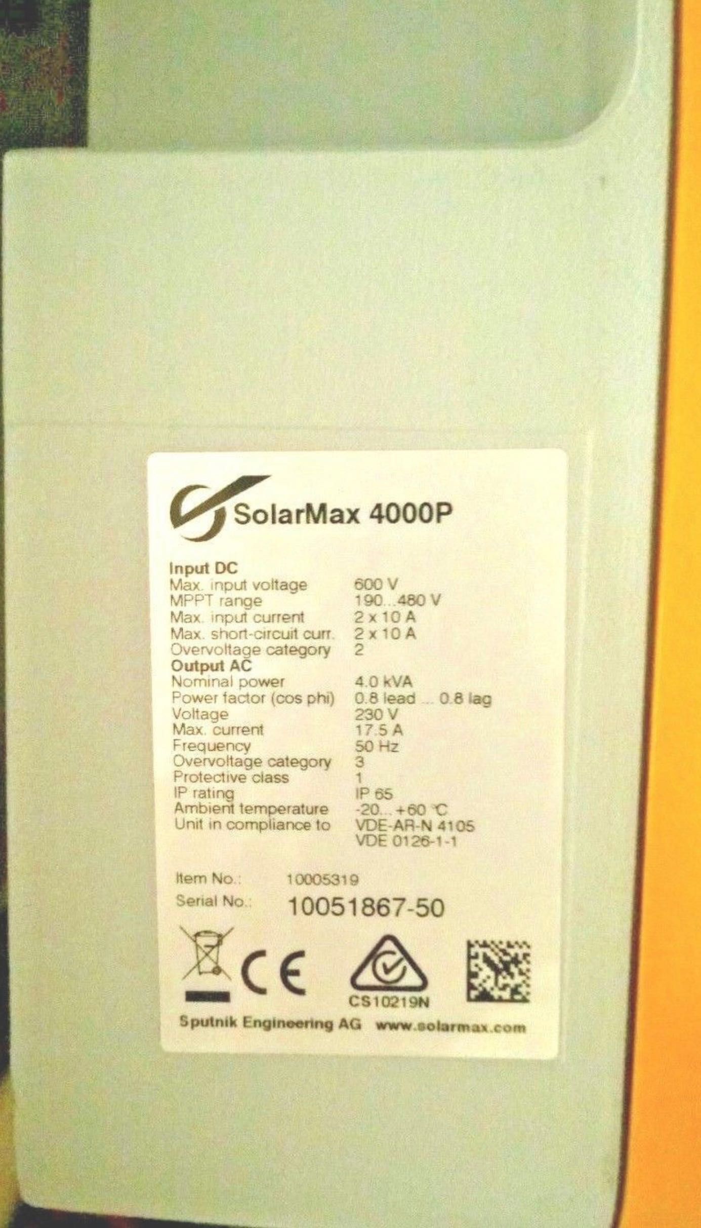 Inversor SolmarMax 4000P - Usado