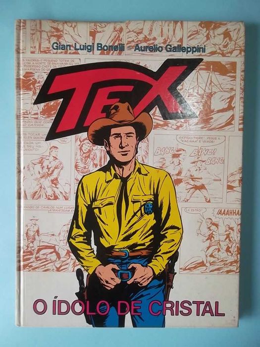 TEX : O ÍDOLO DE CRISTAL - Editora Vecchi (1980) capa dura Bonelli