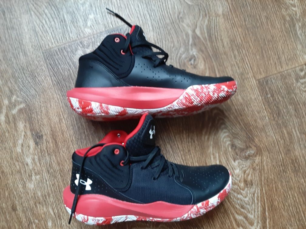 Кросівки для баскетболу чоловічі Under Armour Jet '21 black/red/white