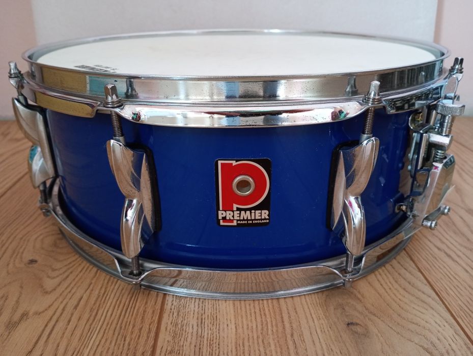 Werbel Premier England 14x5,5 vintage mahoń perkusja