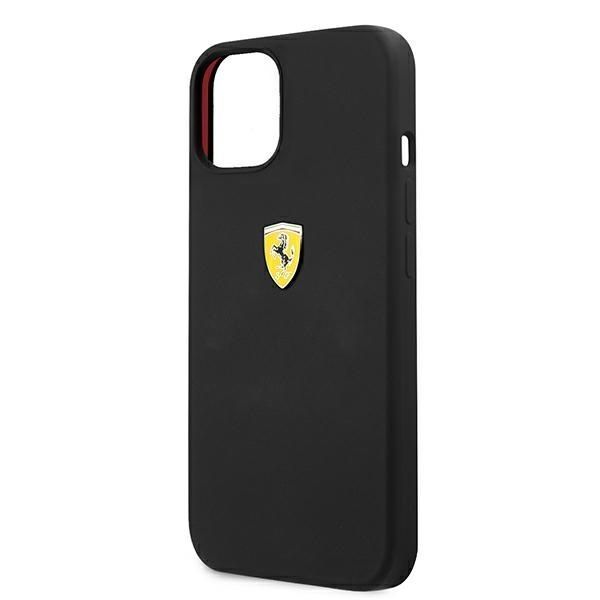 Ferrari Etui Silikonowe do iPhone'a 13/14/15 6.1", Czarny