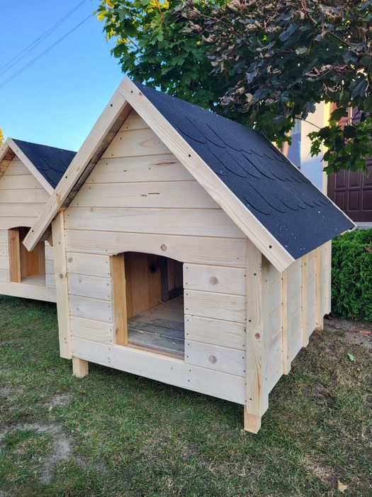 Buda dla psa nowa heblowana ocieplana solidna każdy wymiar Owczarek