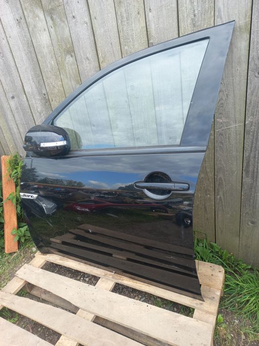 Drzwi lewe przednie przód kompletne mitsubishi Outlander II lusterko