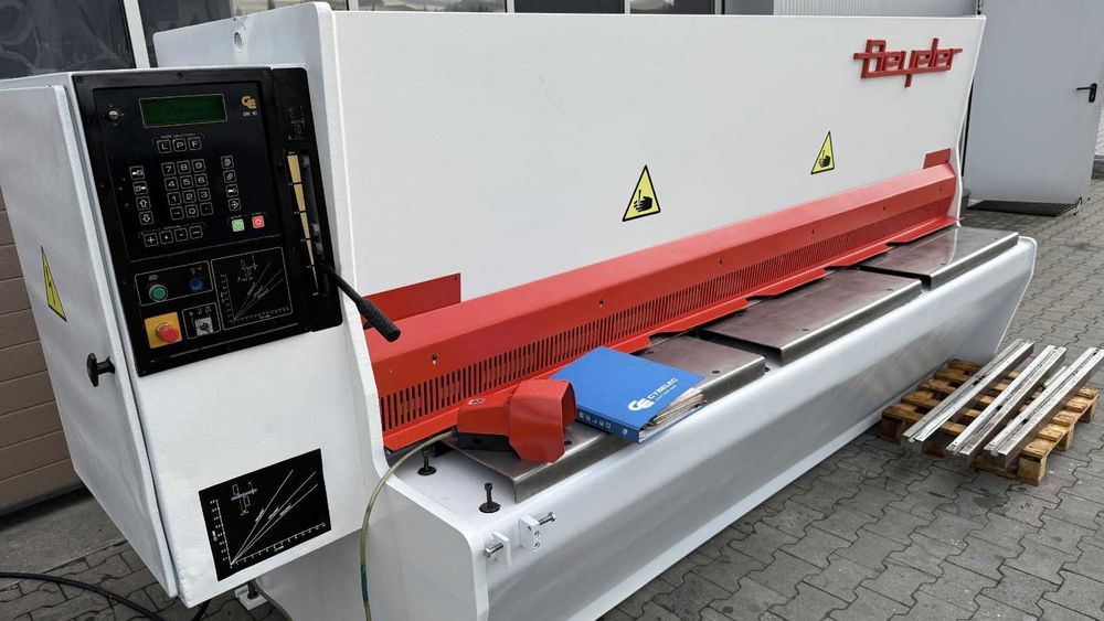 Gilotyna nożyce do blachy Beyeler Szwajcaria typ VR CNC 3070 x 6,5 mm