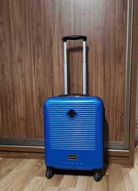 Puccini niebieska walizka kabinowa 53X40x20