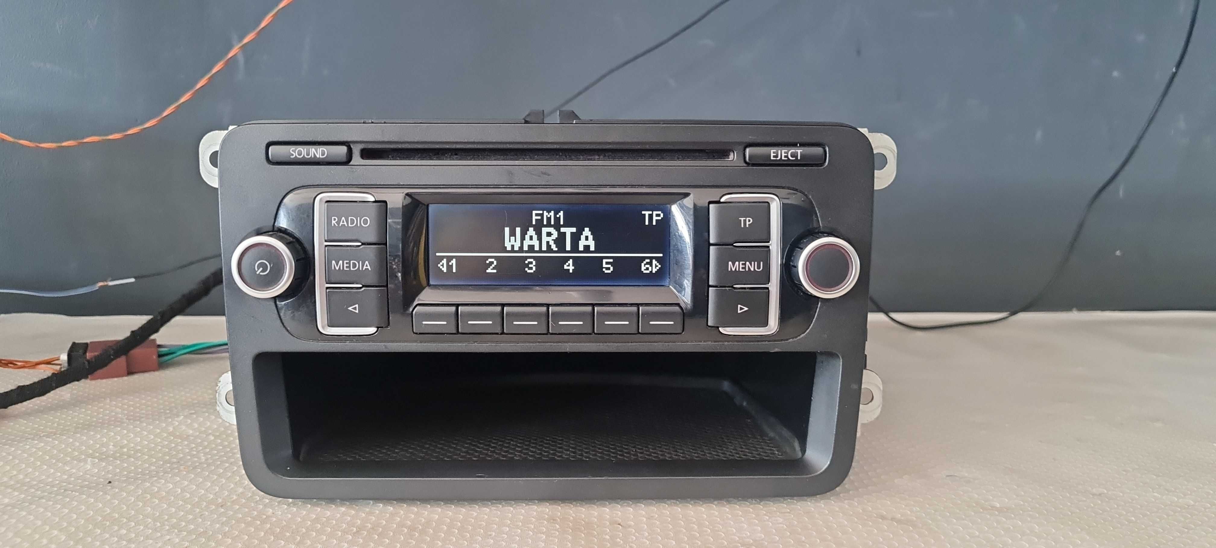 VW Passat B6 Polo RCD210 Radio Mp3 Aux z kodem