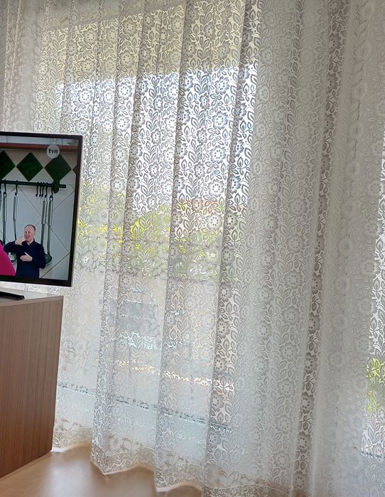 3 firany ( 380+115+115)×260 cm