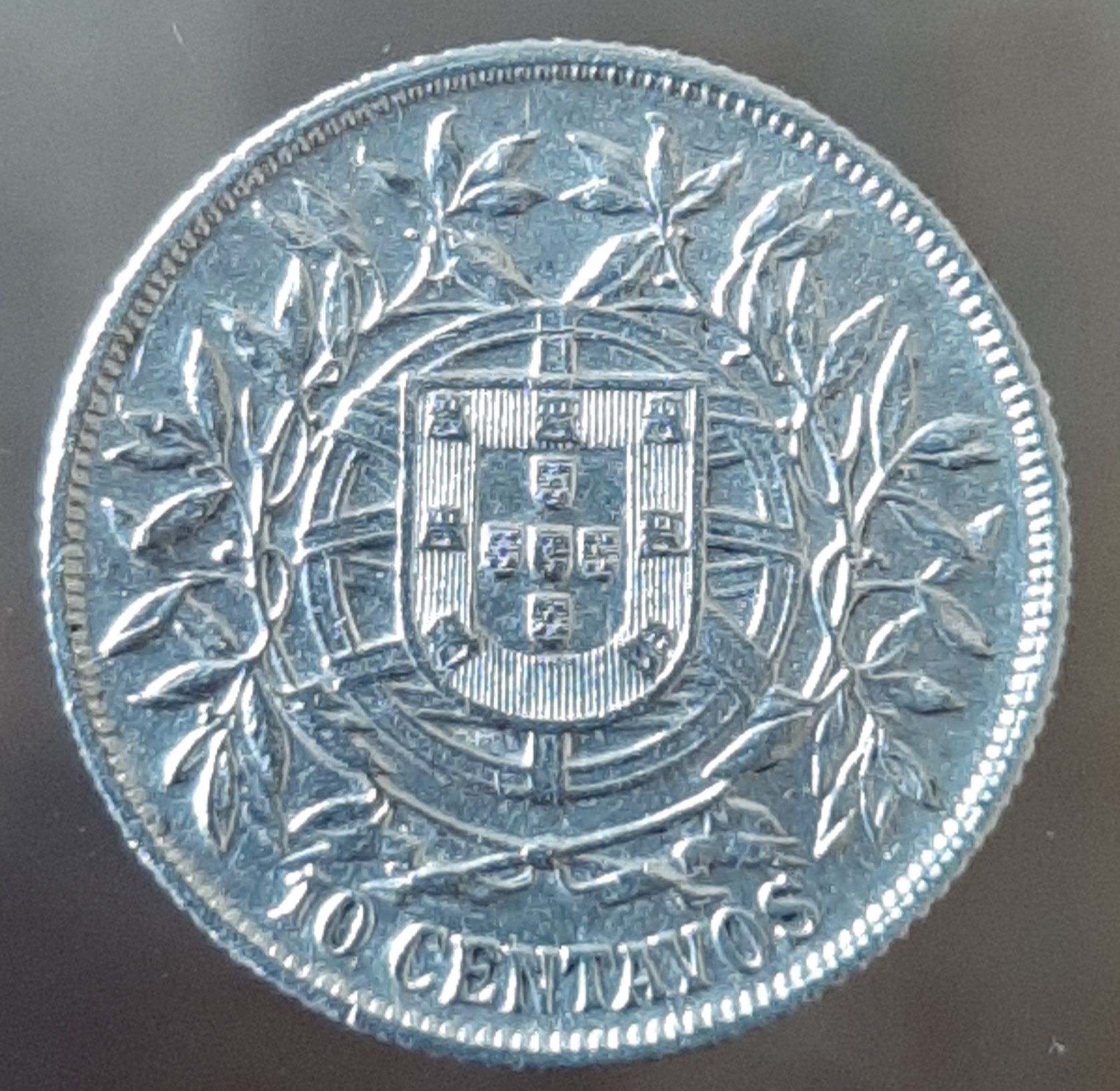 10 centavos 1915 prata