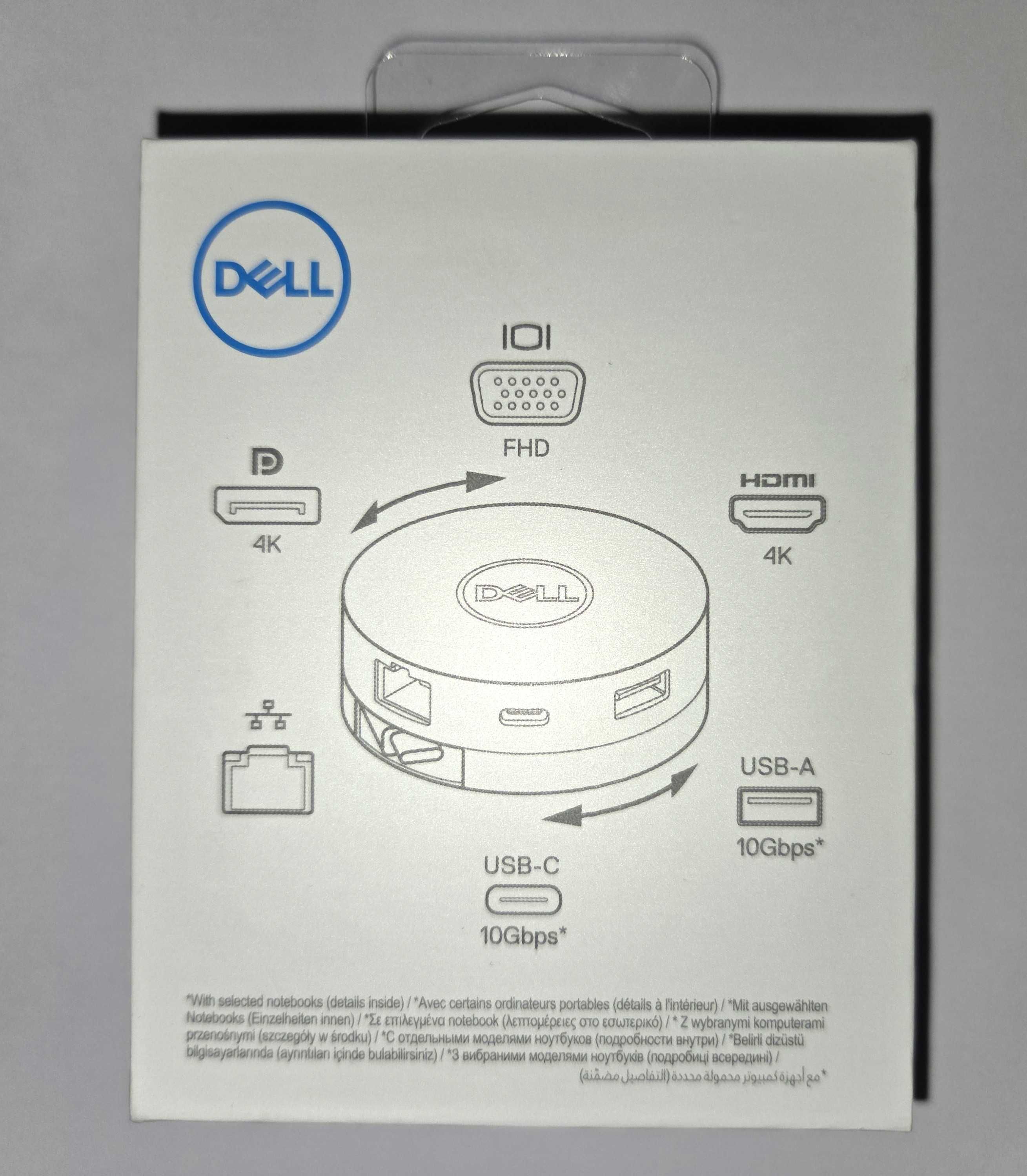 Порт-реплікатор Dell DA300 USB-C to HDMI/VGA/DP/Ethernet/USB-A/USB-C