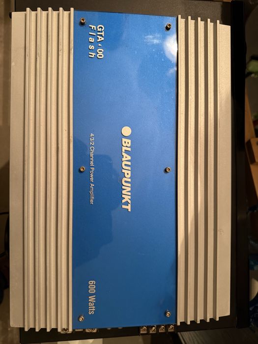 Wzmacniacz Blaupunkt 600V oraz głośnik Focal, Magnat, Eltax