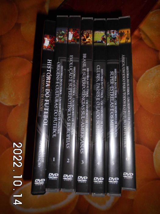 Varios DVD´S sobre a Historia do Futebol