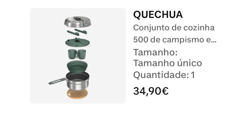 Full camping equipment