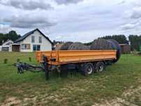 Przyczepa Tandem Humbaur wywrotka niskopodwozie