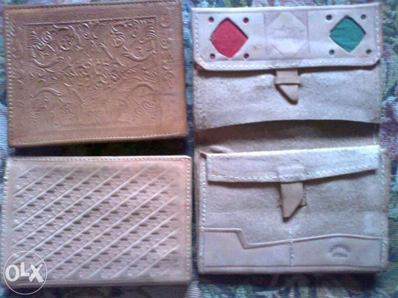 Carteiras e porta moedas em Pele - vintage