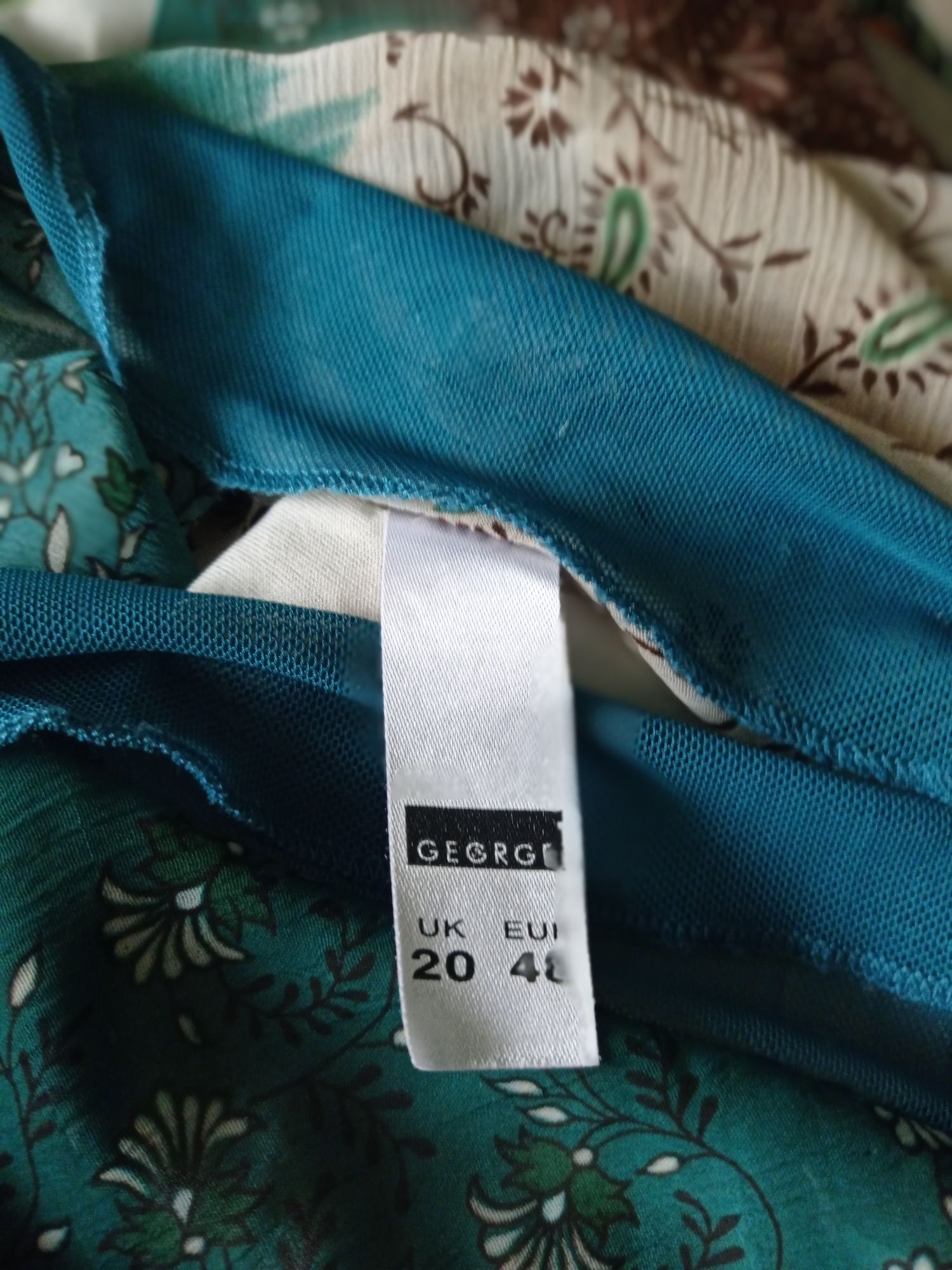 Damska sukienka midi rozmiar 4 XL 48 stan bardzo dobry przewiewna