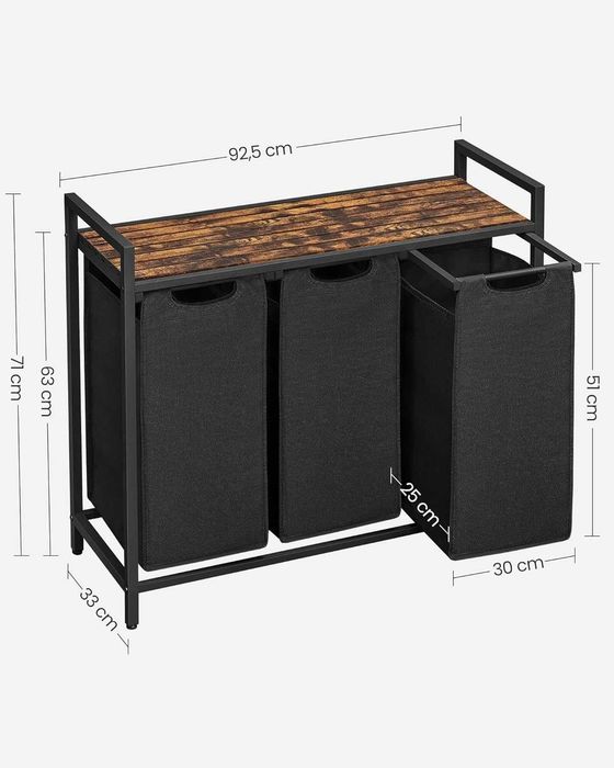 Nowy kosz na pranie / organizer / pojemnik  / 114L/ VASAGLE !7842!