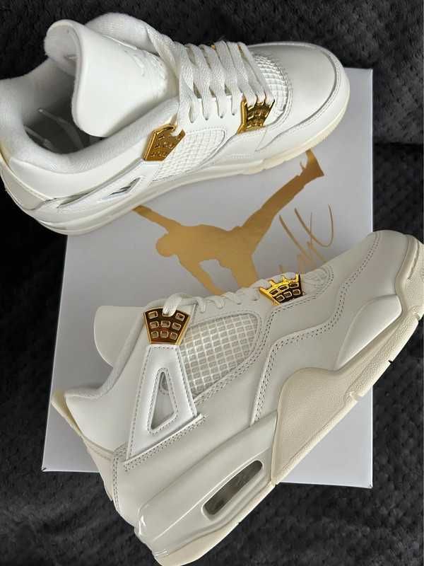 Jordan 4 Retro Metallic Gold R.46