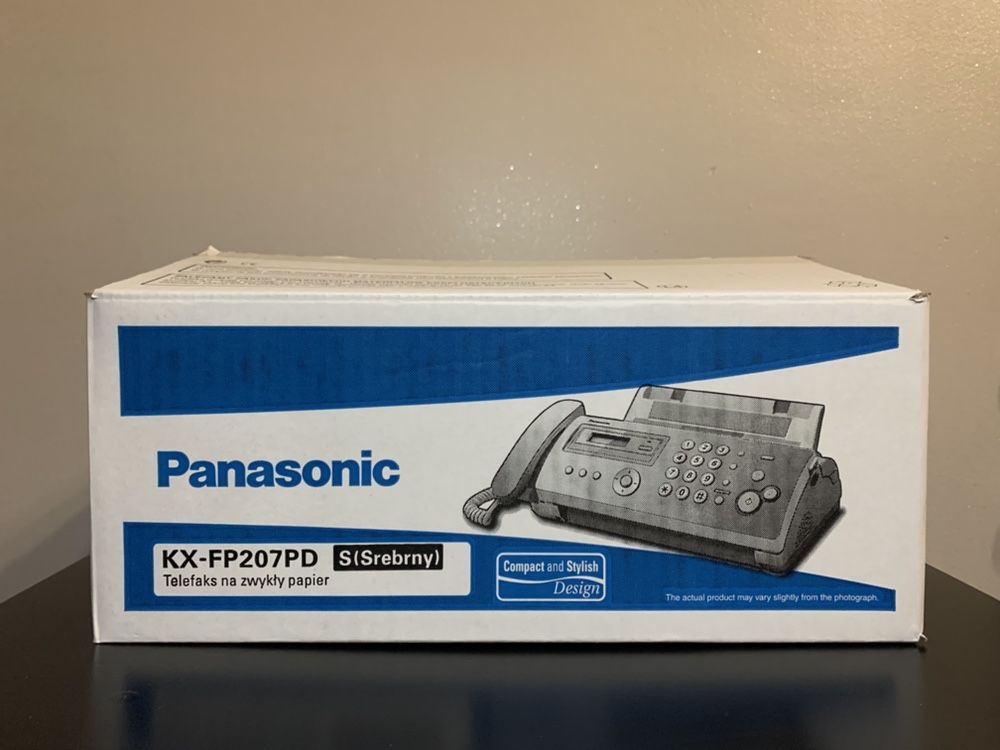 Telefaks Panasonic KX-FP207PD-S srebrny