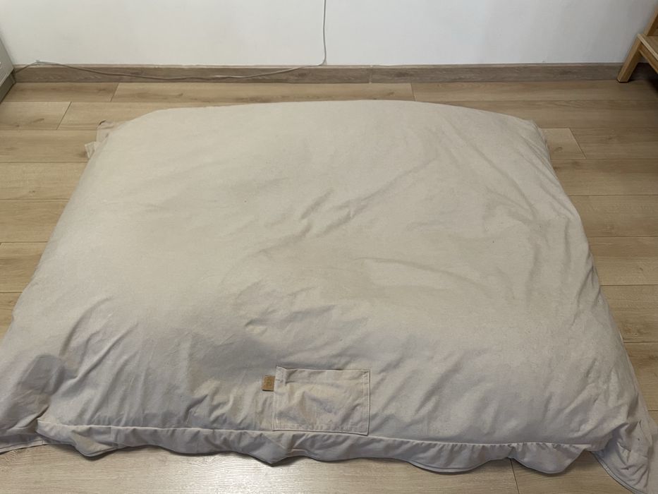 Pufa worek XXL beżowa