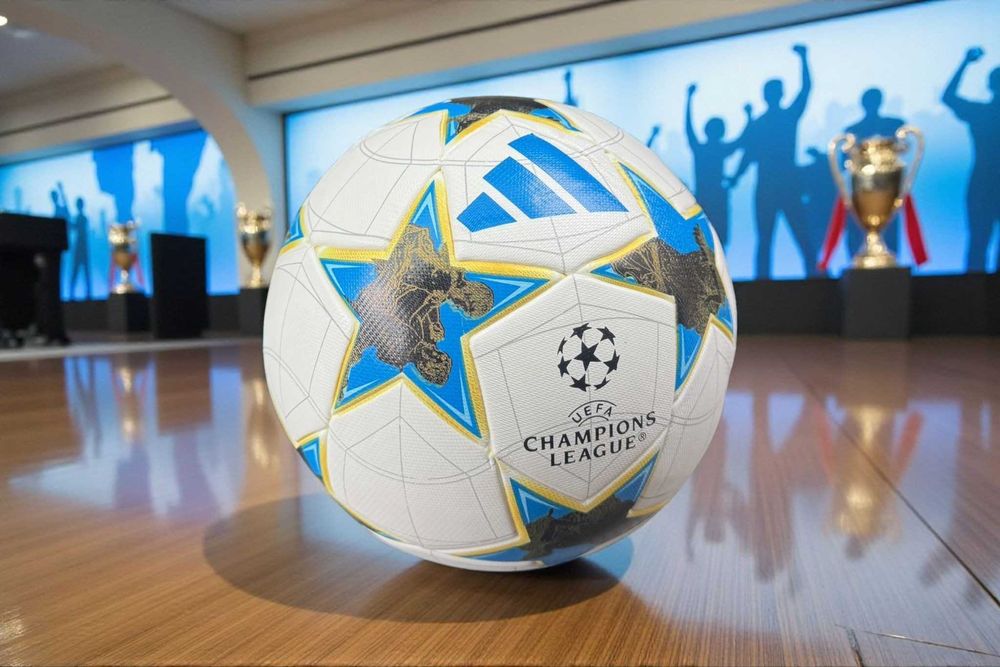 Мяч футбольный Адидас, Лига чемпионов 2025-2026, термошов, размер 5