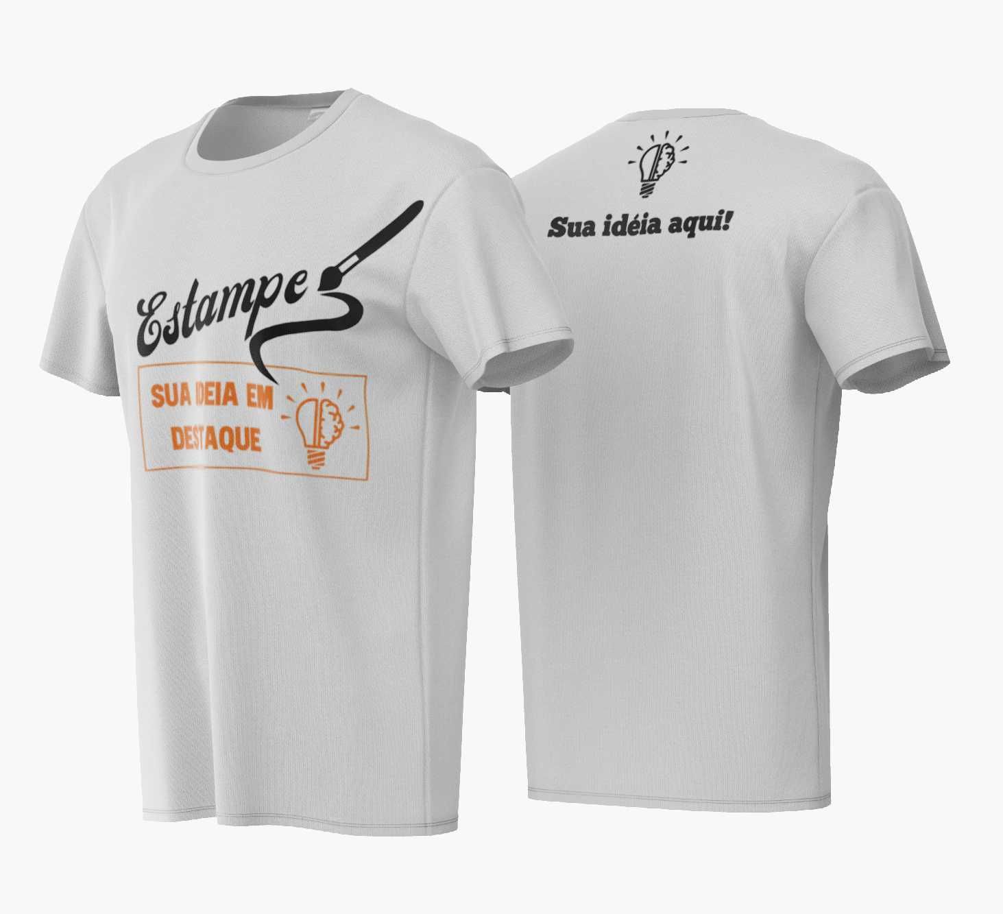 T-Shirt Unisexo – Personalizável com sua foto, frases ou que preferir